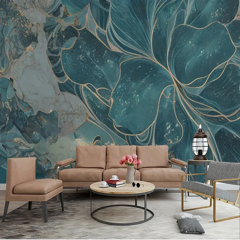 Commercial Wallpaper Printing - 맞춤형 벽화 벽지 3D 현대 미술