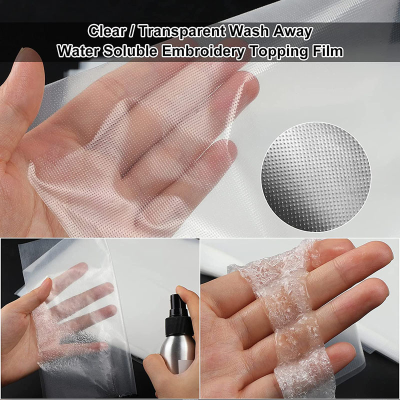 Embroidery Stabilizer Backing - PVA 수용성 필름 자수 안정기, 컴퓨터