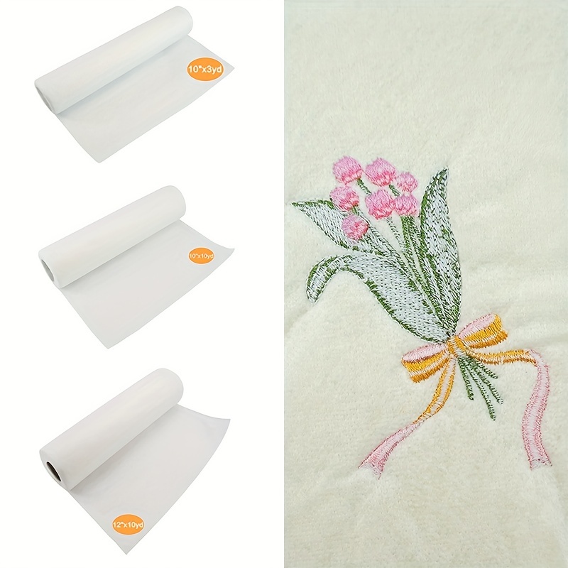Embroidery Stabilizer Backing - 1롤 수용성 기계 자수 안정제 백킹