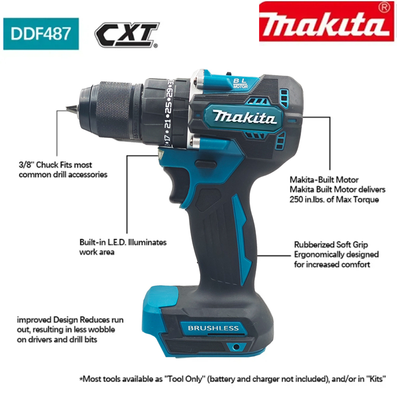 마키타 배터리 18v 마키타 DDF487 무선 드라이버 - Makita Drill Ddf484 리뷰 및 가격