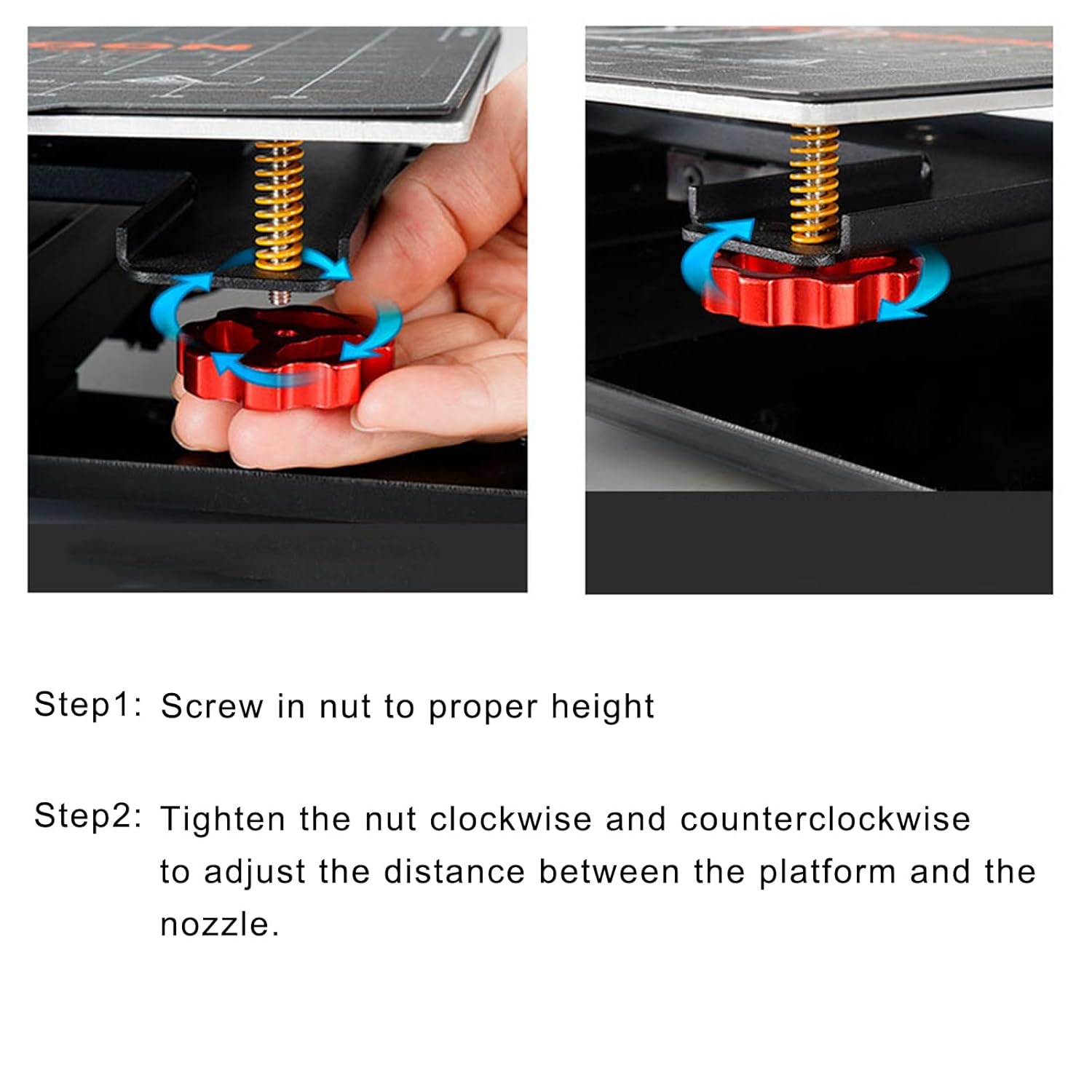 크리얼리티 메탈 레벨링 너트, 핸드 트위스트 너트 세트 - Creality Printer Ender 3 리뷰 및 가격