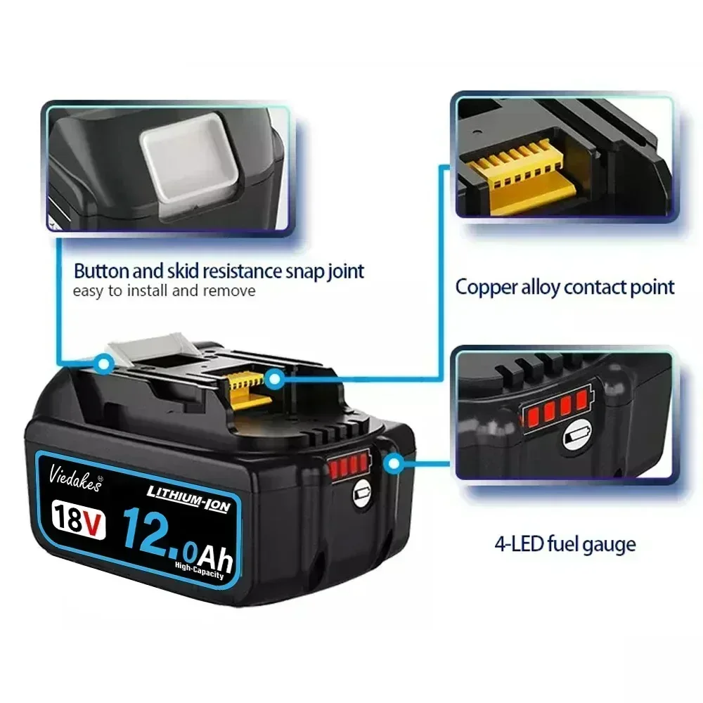 마키타 18V 배터리 12.0Ah 리튬 이온 LXT D - Makita Drill Ddf484 리뷰 및 가격