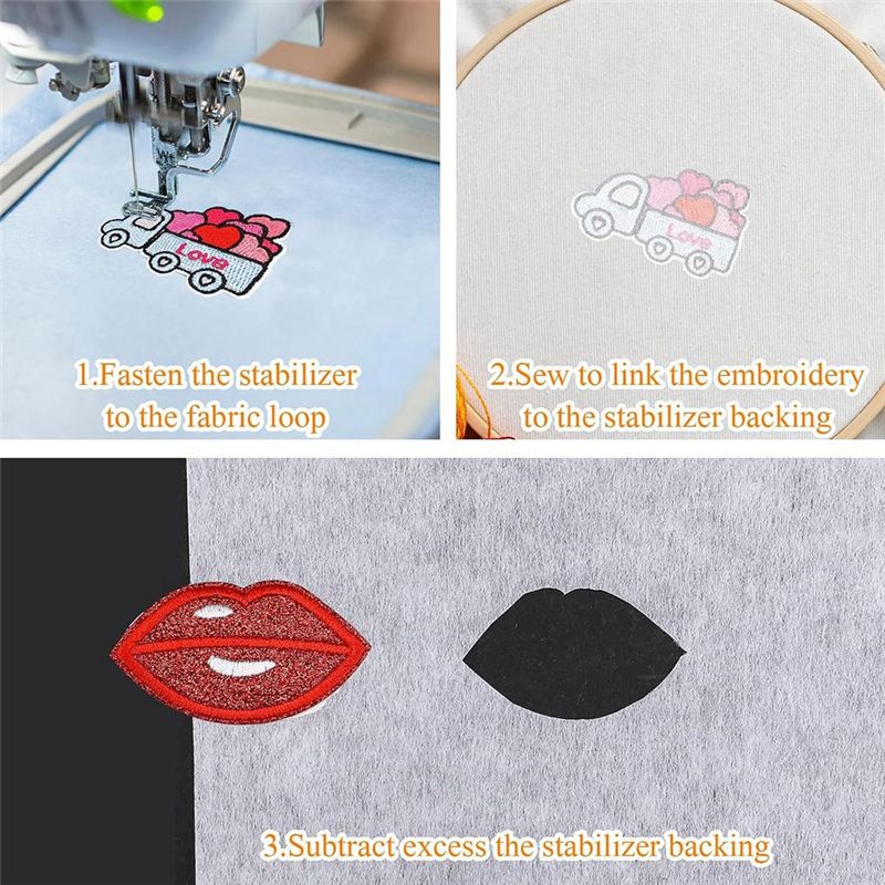[ABFI!】 20개 양면 다리미 접착 시트와 100개 - Embroidery Stabilizer Backing 리뷰 및 가격