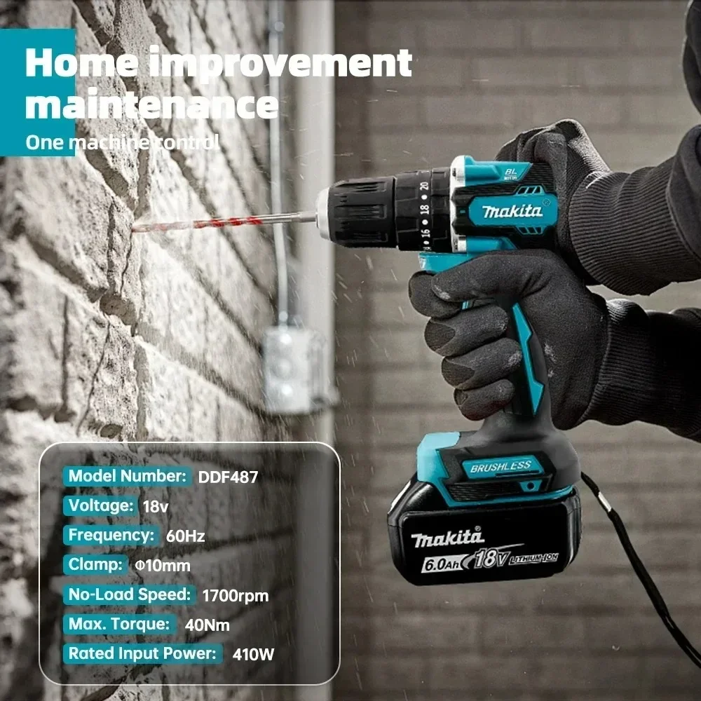 마키타 100% 정품 DDF487 무선 드라이버 드릴  - Makita Drill Ddf484 리뷰 및 가격