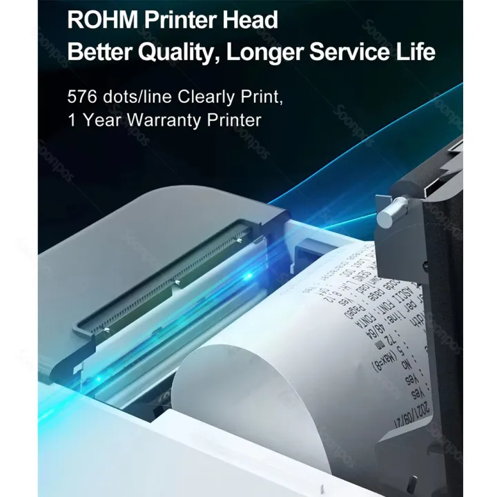 Soonpos 80mm 열전사 POS 영수증 프린터,  - Commercial Wallpaper Printing 리뷰 및 가격