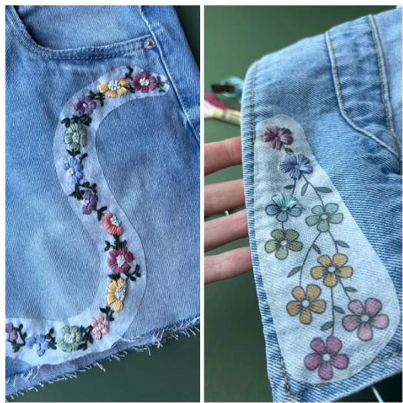 수용성 자수 안정제 스티커, 핸드 스티치 자수 보조 용 - Embroidery Stabilizer Backing 리뷰 및 가격